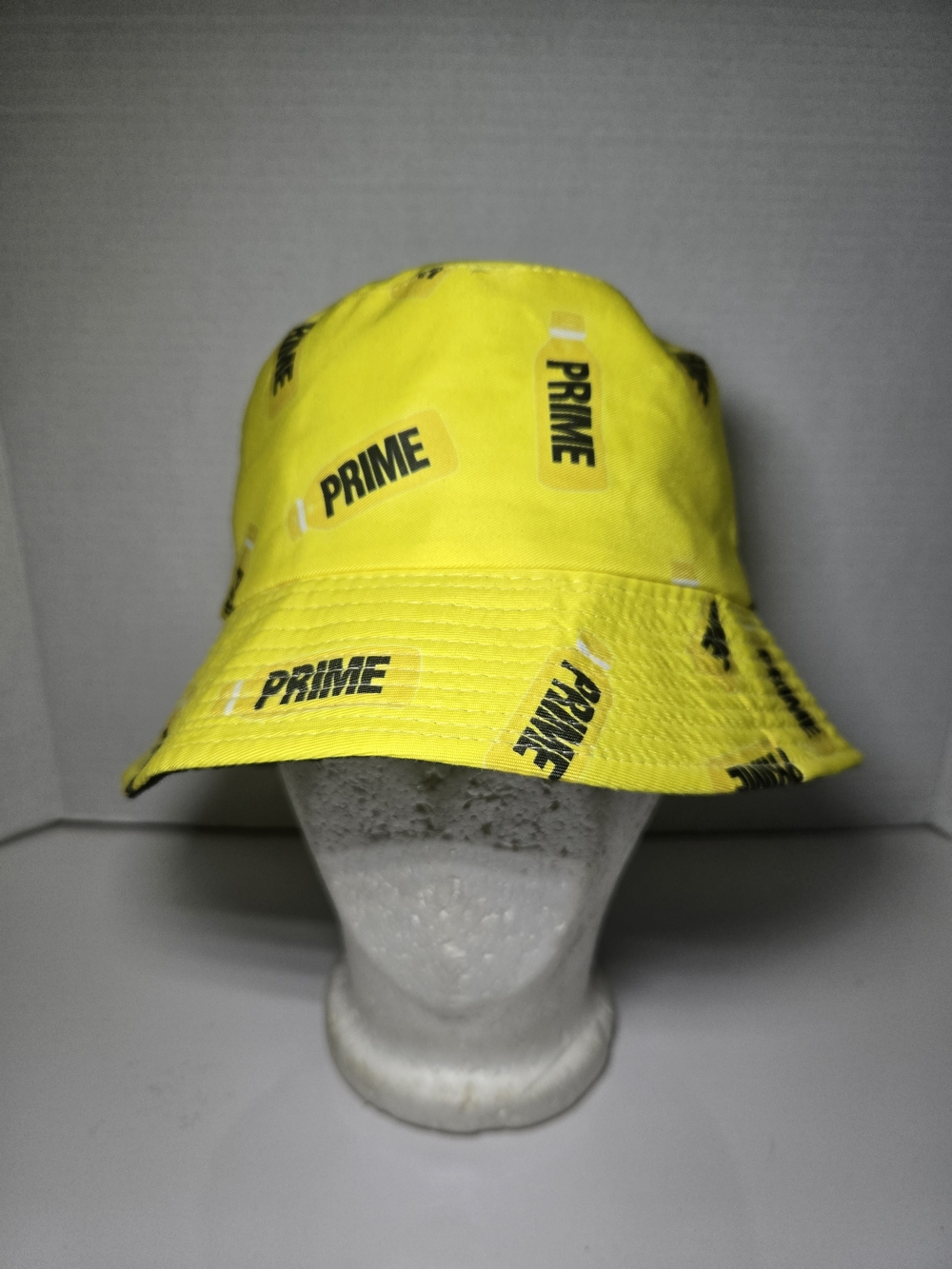 Yellow YOUTH 'PRIME' Logo Bucket Hat